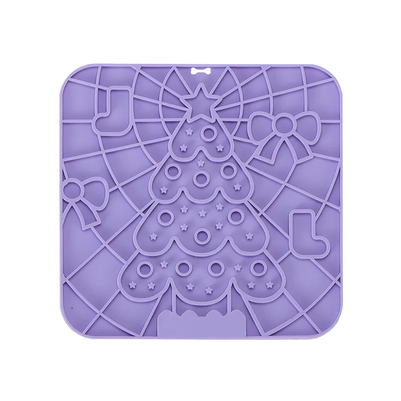 Lick Mat – Silicone Slow Feeder & Bath Distraction Pad for Dogs (Non-Slip Suction Design)