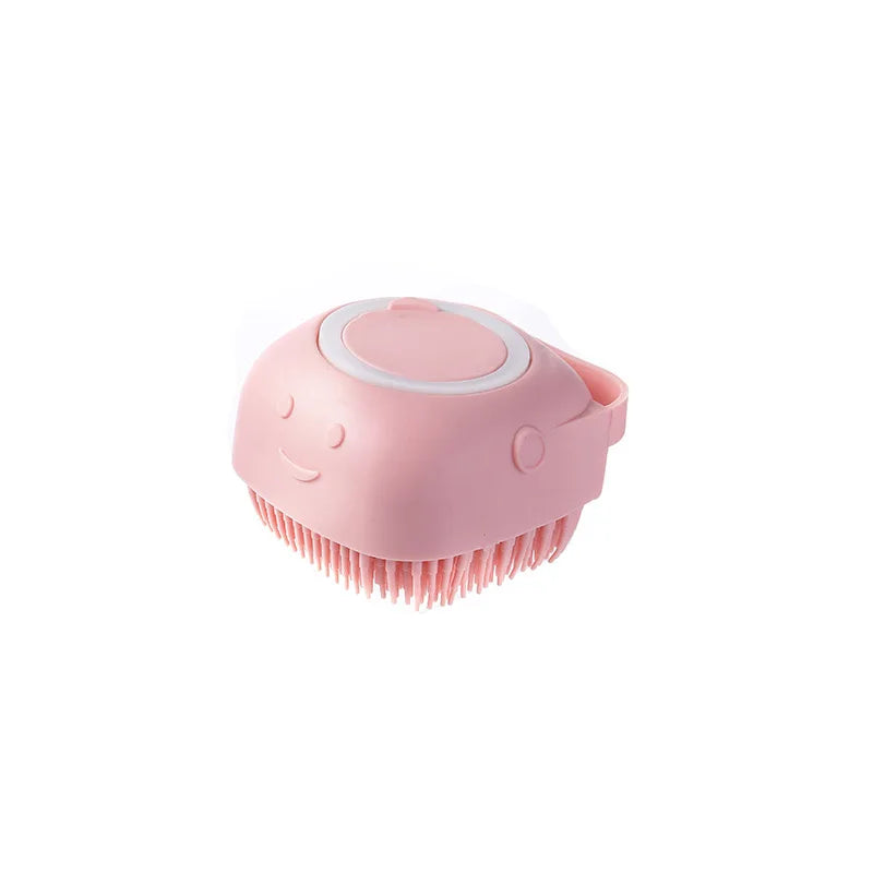 Pet Bath & Grooming Glove – Soft Silicone Brush for Dogs & Cats