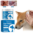 Pet Ear Cleaning Wipes – Gentle Earwax & Odour Control Tissues for Dogs & Cats (50pcs)