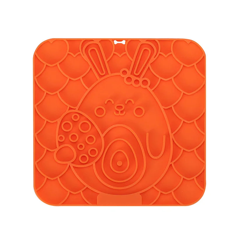 Lick Mat – Silicone Slow Feeder & Bath Distraction Pad for Dogs (Non-Slip Suction Design)