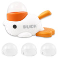 Duck-Shaped Interactive Slow Feeder – Washable Food Dispenser Toy for Dogs (3 Outlet Sizes)