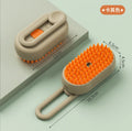 4-in-1 Electric Spray Grooming Brush – Anti-Static, Hair Removal & Massage Comb for Cats & Dogs
