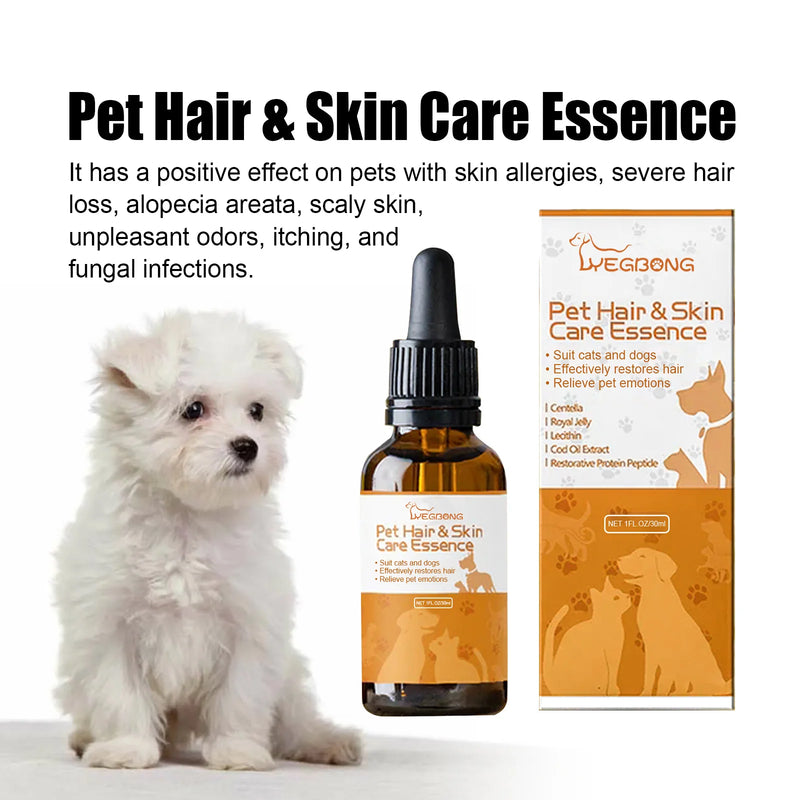 Coat Care Serum – Natural Soothing & Shine Formula for Dogs & Cats