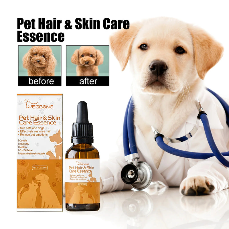 Coat Care Serum – Natural Soothing & Shine Formula for Dogs & Cats