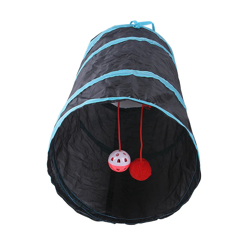 Foldable Cat Tunnel – Interactive Indoor Play Toy