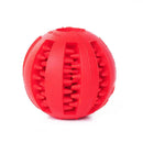 Treat Dispensing Chew Ball – Non-Toxic Rubber Toy for Dogs & Puppies (Tooth-Cleaning Design)