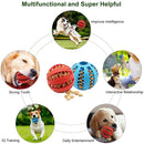 Treat Dispensing Chew Ball – Non-Toxic Rubber Toy for Dogs & Puppies (Tooth-Cleaning Design)
