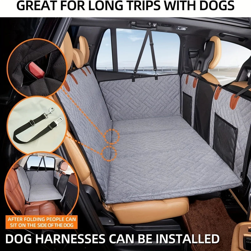 Waterproof Dog Car Seat Cover – Scratch-Proof & Non-Slip Hammock