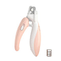 LED Nail Clippers – Safe Claw Trimmer for Cats, Dogs & Rabbits (Stainless Steel, Battery Included)