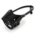 Adjustable PU Leather Dog Muzzle – Breathable Anti-Bark & Anti-Bite Muzzle for Small to Large Dogs
