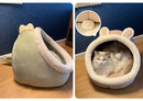 Foldable Cat Tent Bed – Soft Indoor Cave Bed for Cats & Small Dogs (Washable, Self-Warming)