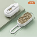 4-in-1 Electric Spray Grooming Brush – Anti-Static, Hair Removal & Massage Comb for Cats & Dogs