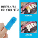 Soft Silicone Finger Toothbrush – 360° Dental Care for Dogs & Cats (with Storage Case)